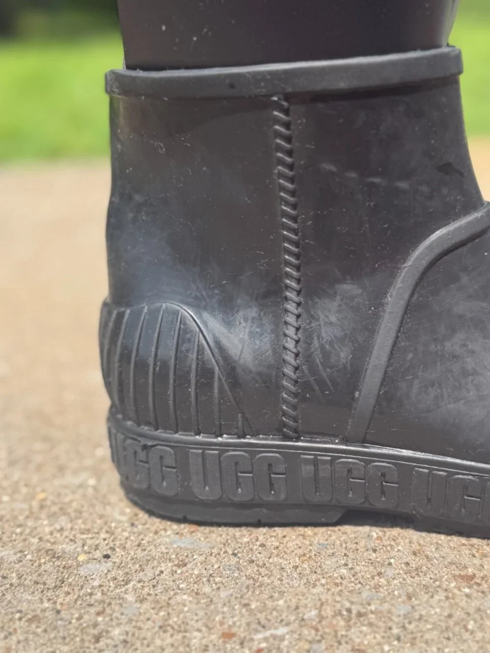 UGG Drizlita Kids 3 Black Rain Boots Waterproof Y2K Gorpcore Rubber 4027
